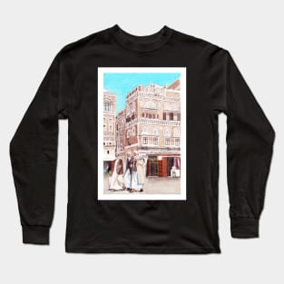 Sanaa, Yemen Long Sleeve T-Shirt